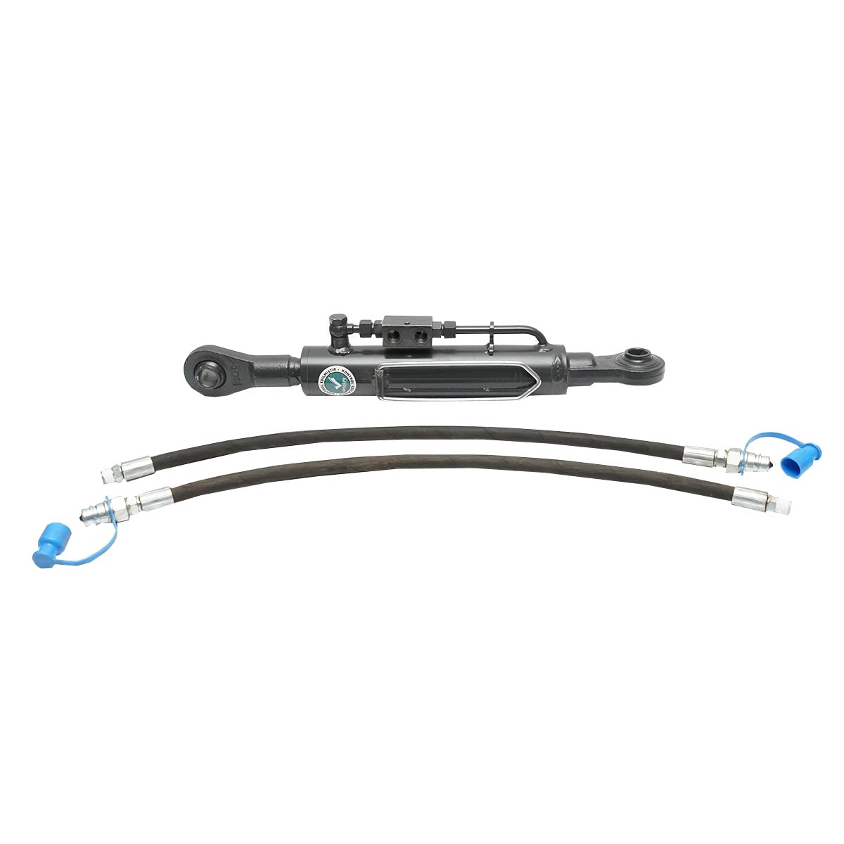 Adjustable hydraulic central strut 60cm walnut category 2-2, walnut diameter 26mm